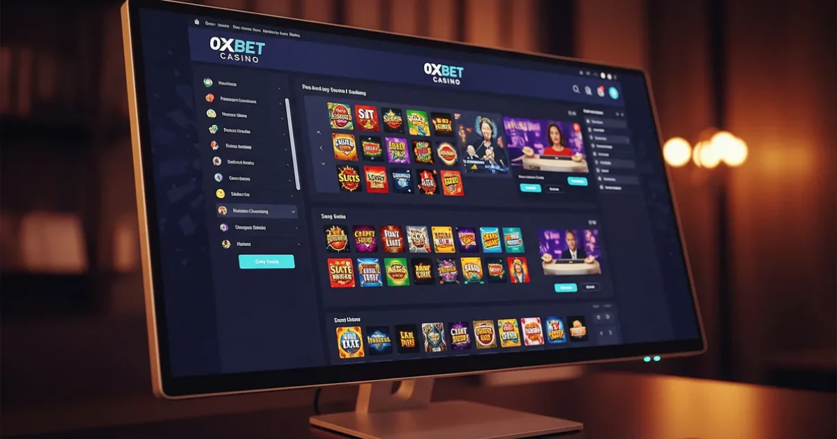 0xBet Online Casino Schermafbeelding